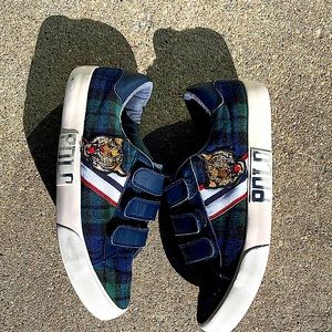 Boys Ralph Lauren Polo Tiger Velcro Sneaker Size 2